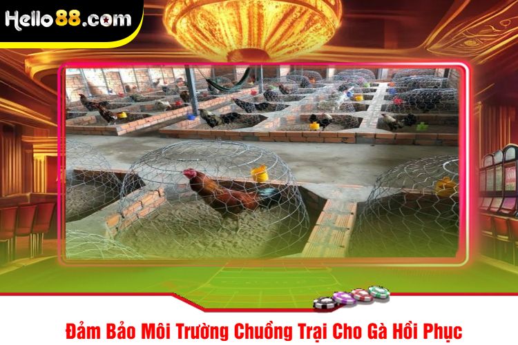 Đảm Bảo Môi Trường Chuồng Trại Cho Gà Hồi Phục