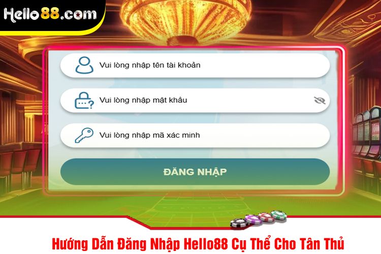 Hướng Dẫn Đăng Nhập Hello88 Cụ Thể Cho Tân Thủ